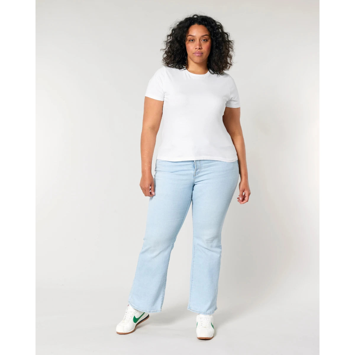 Womens white t-shirt for custom design