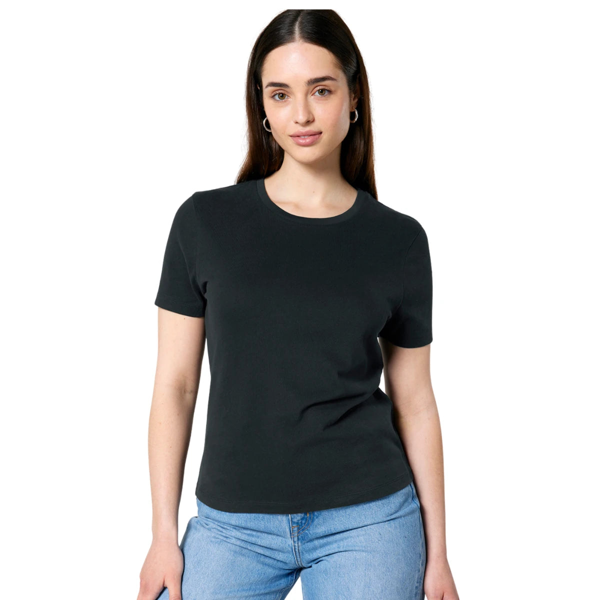 Womens Black tshirt for custom printing