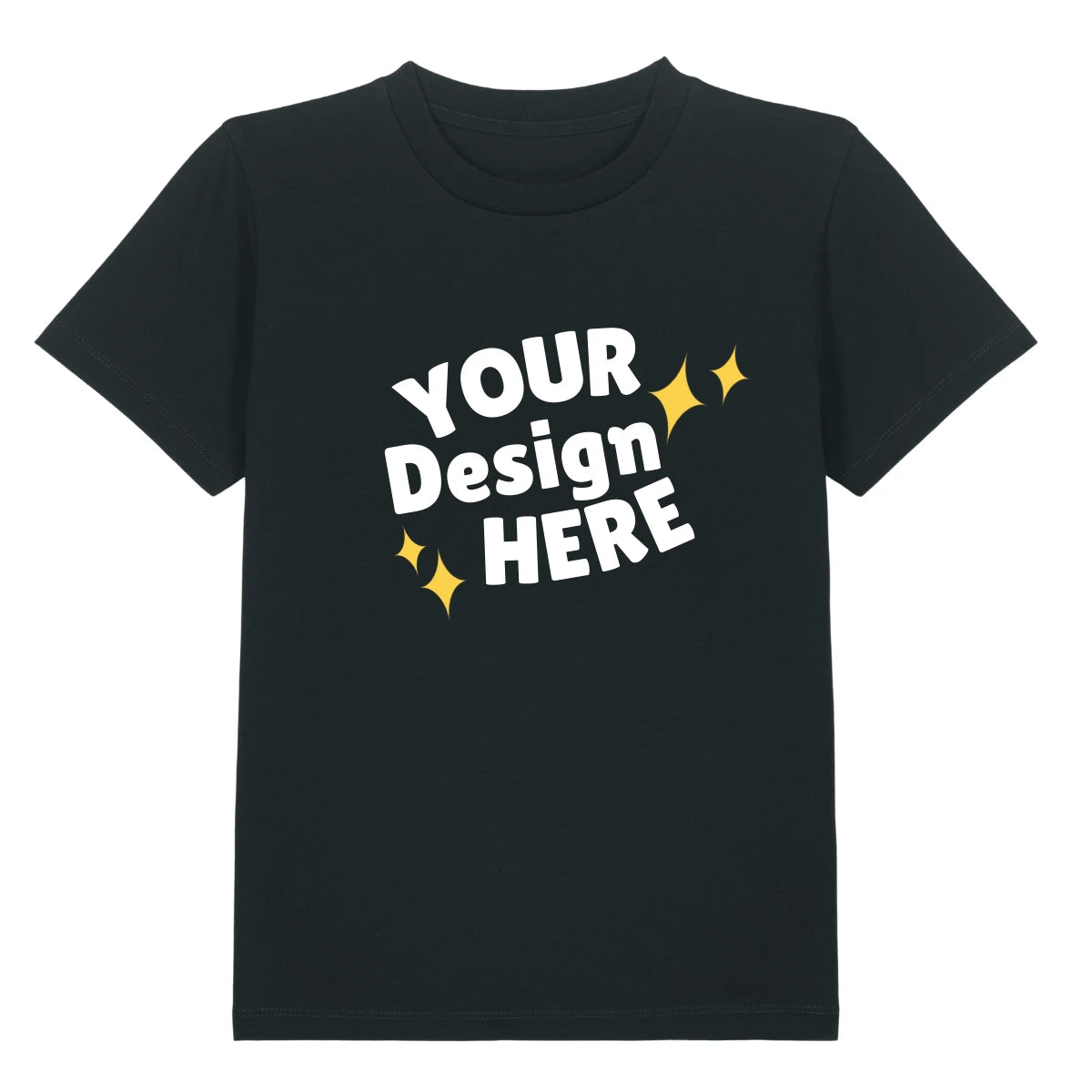 SX702 kids T-shirt for custom print black