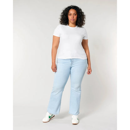 Womens white t-shirt for custom design