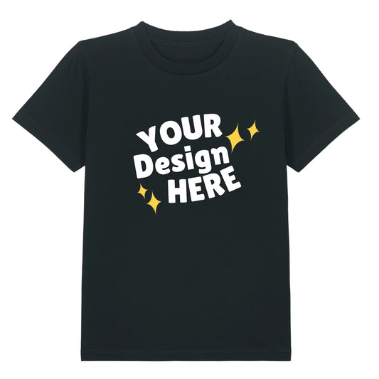SX702 kids T-shirt for custom print black