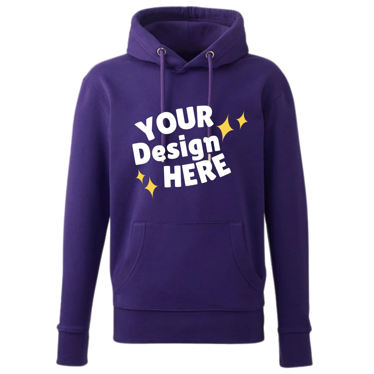 Purple custom hoodie