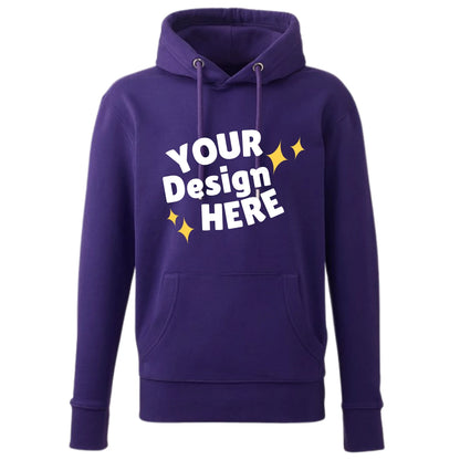 Purple custom hoodie