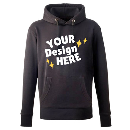 Black custom hoodie